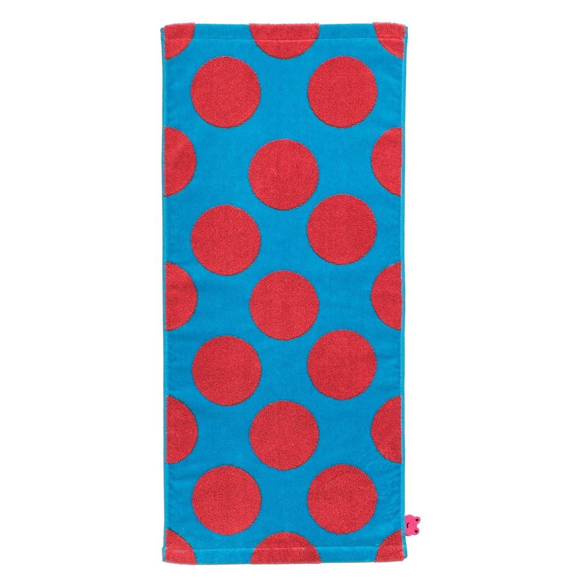 Nishikawa Face Towel 34X75cm Made with Soft Cotton Blue