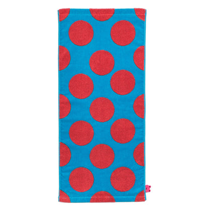 Nishikawa Face Towel 34X75cm Made with Soft Cotton Blue