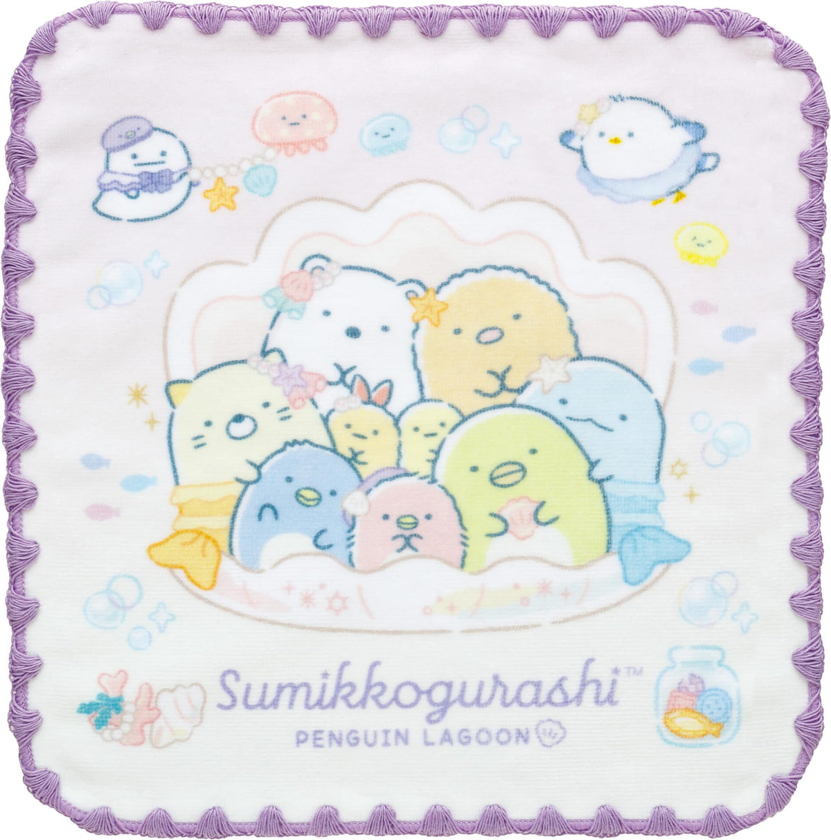 San-X Sumikko Gurashi Penguin Lagoon Mini Towel Soft and Cute