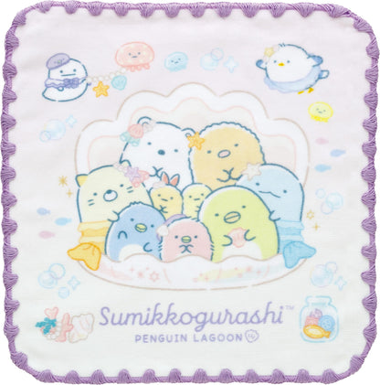 San-X Sumikko Gurashi Penguin Lagoon Mini Towel Soft and Cute