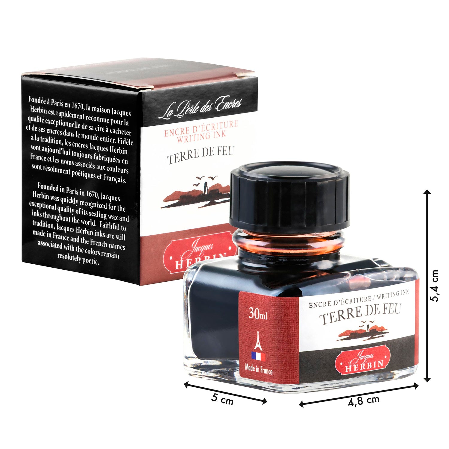 Herbin Traditional Ink Tierra del Fuego 30ml for Fountain Pens
