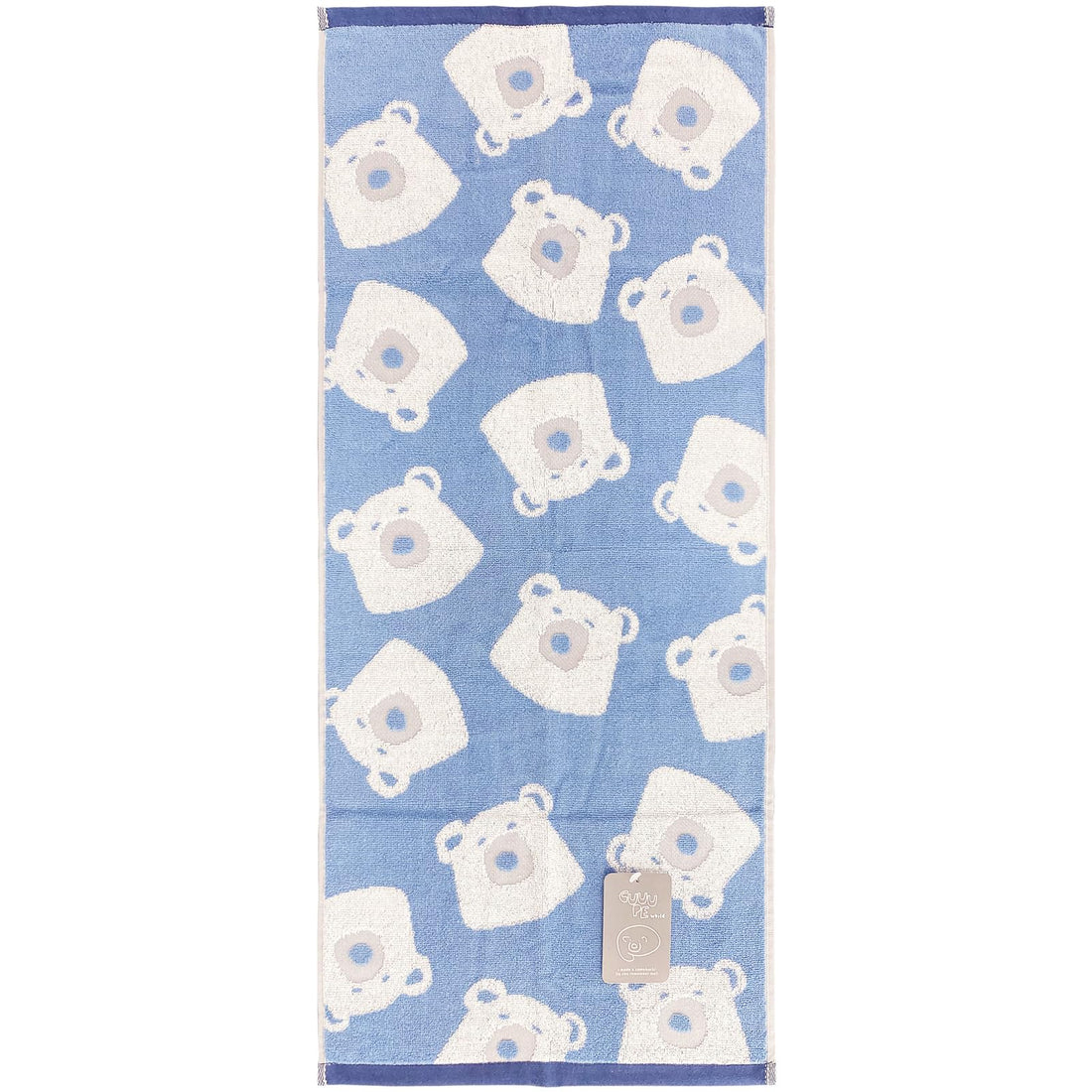 Hayashi Serviette de visage Gūpe Hey Bear, env. 34 × 80 cm