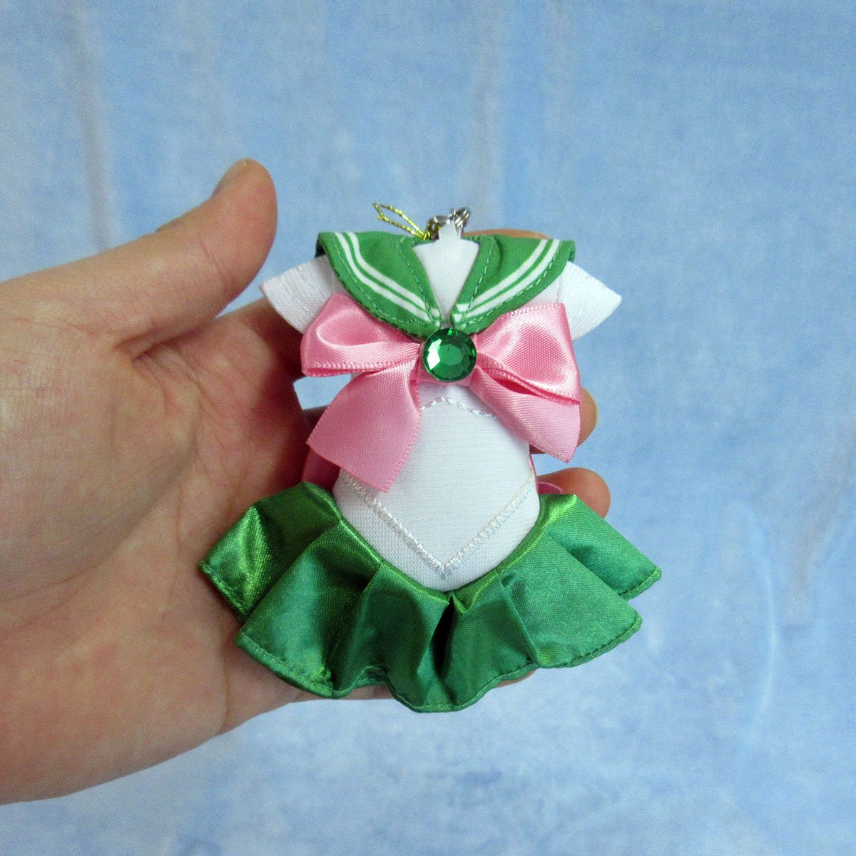 BANDAI Sailor Moon Costume Strap Sailor Jupiter Collectible Figure