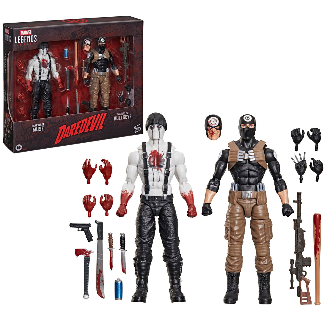 Hasbro Marvel Legends Daredevil Mewes & Bullseye 6 Inch Action Figure Set