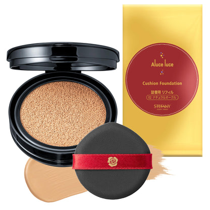 Ginzasutefaniikeshouhin Aluce Plus Cushion Foundation with Puff