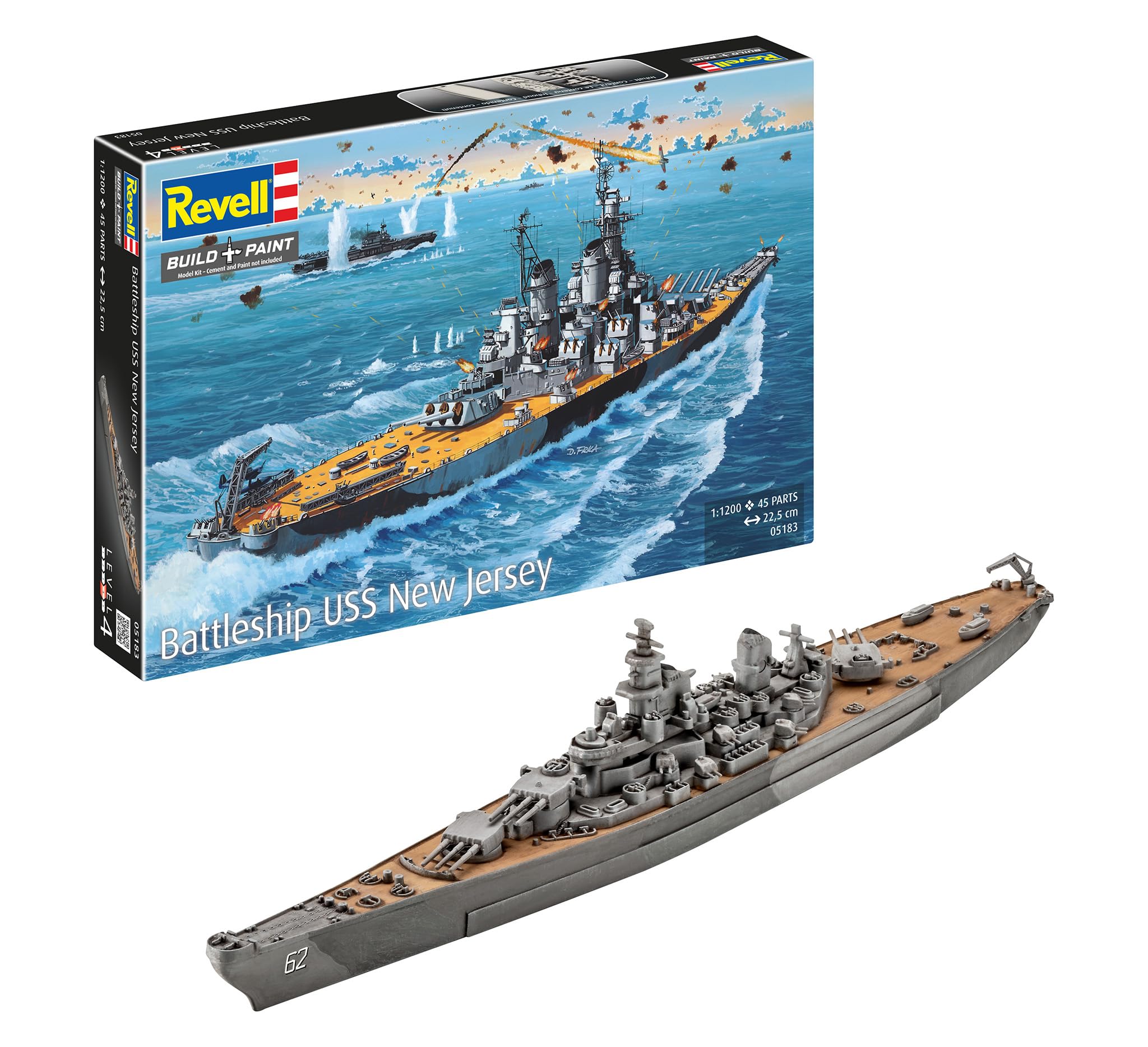 Revell 1/1200 Scale USS New Jersey Model Kit