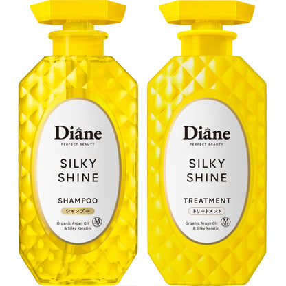 Diane Shampoo and Conditioner Set Silky Shine 450ml with White Berry Musk Scent