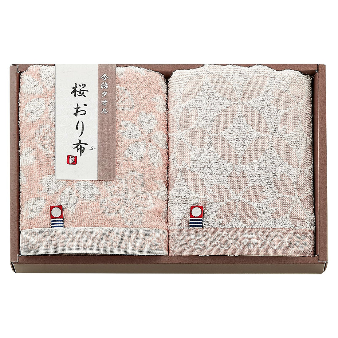 TOWEL PALETTE Imabari Towel Gift Set with Cherry Blossom Design