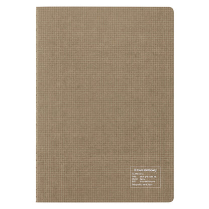 Kleid A5 2mm Grid Notebook Camel for Creative Planning