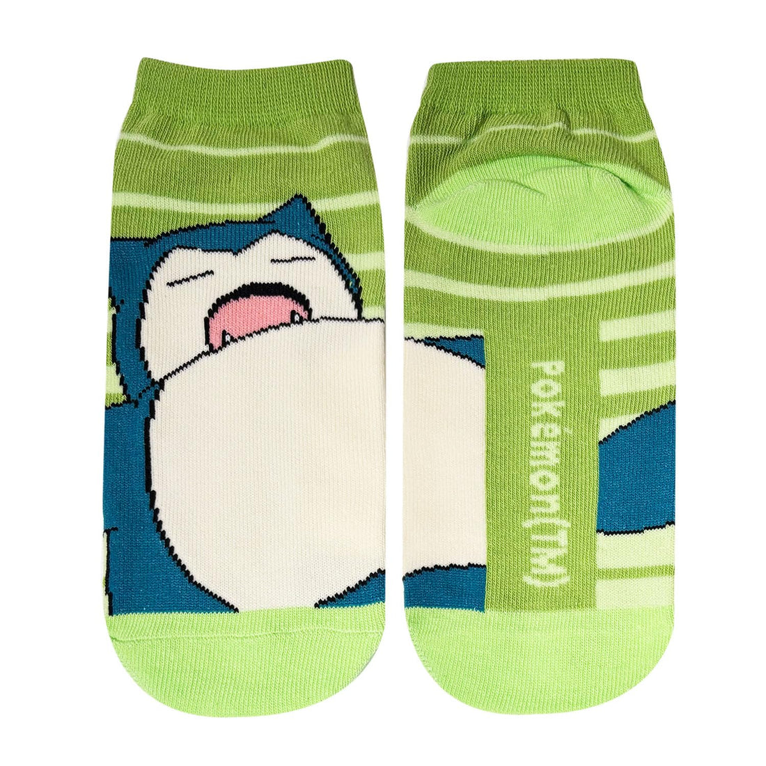 Small Planet Pokemon Character Socks Snorlax Striped Design