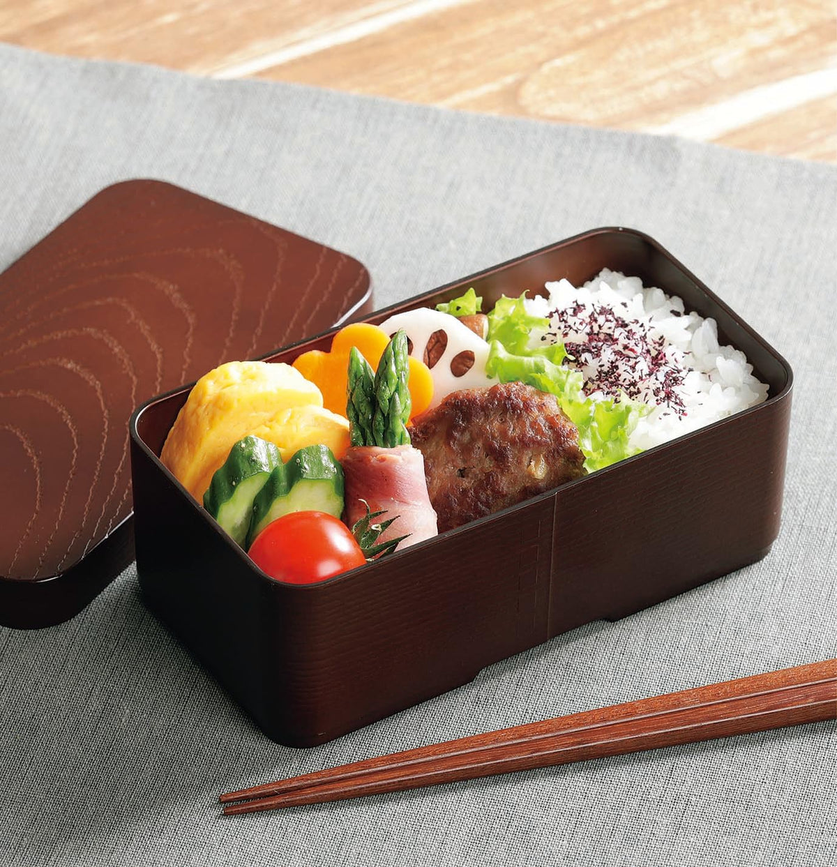 Kakusee Bento Box Slim Design 520ml Ideal for Lunch