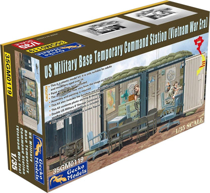 Gecko Models 1/35 American Military Base Container Command Station Model
