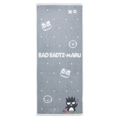 Marushin Face Towel Sanrio Bad Badtz-Maru Antibacterial and Odor Resistant