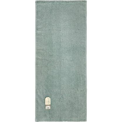 Hayashi Loop Face Towel 34x80cm Soft Grey for Daily Use