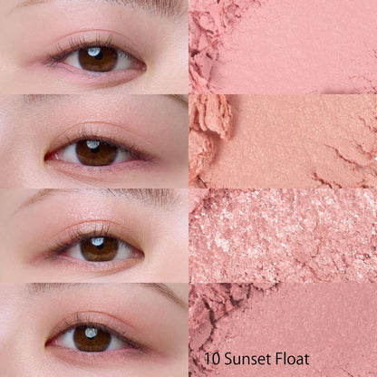 to/one Petal Float Eye Palette 10 Sunset Float Eyeshadow Palette