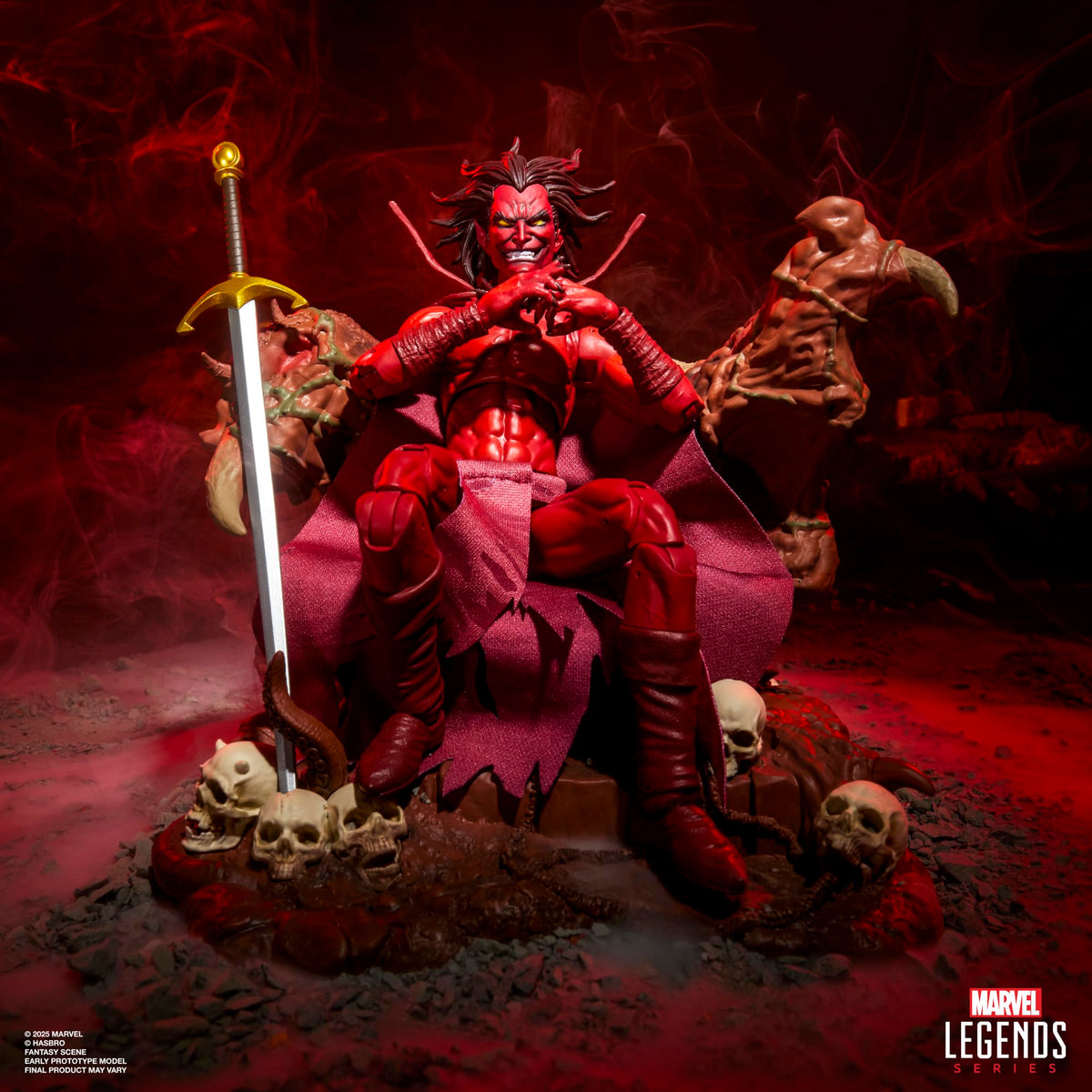 Marvel 15cm Deluxe Mephisto Action Figure with Throne