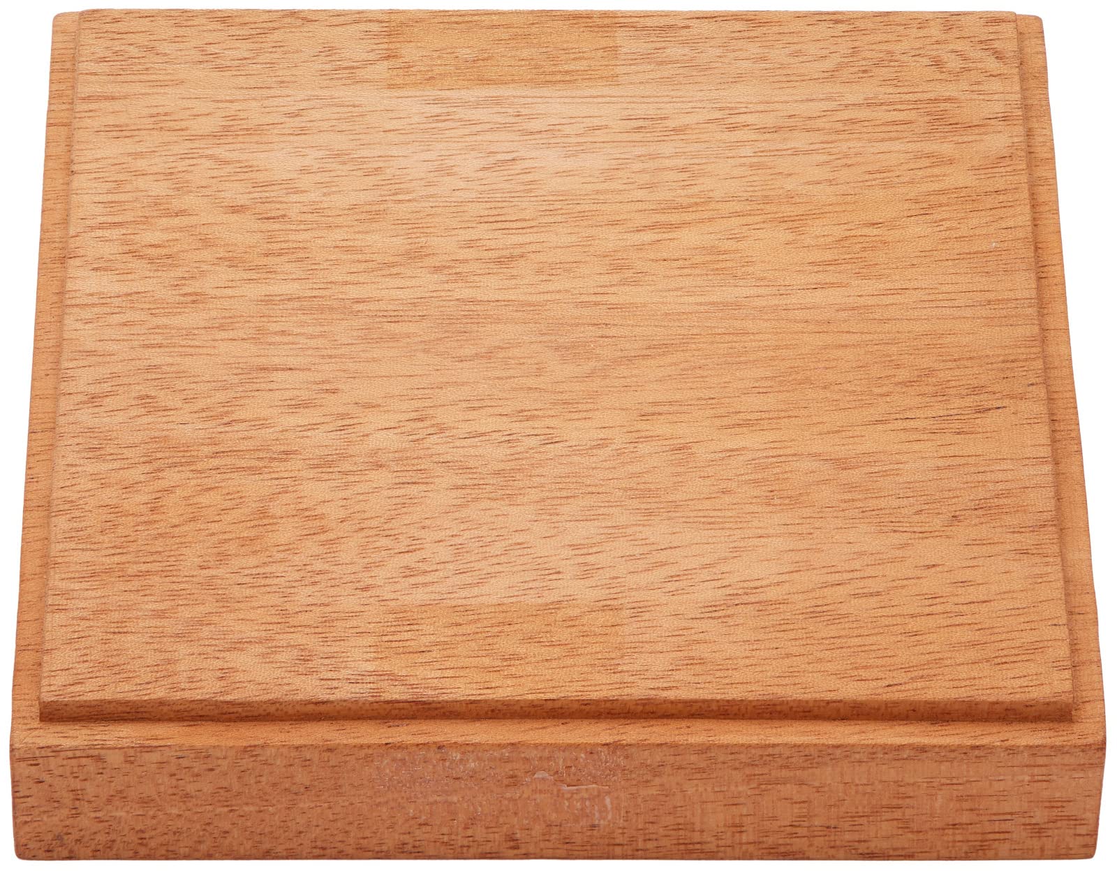 GSI Creos Wooden Display Base Square 10cm for Hobby Projects