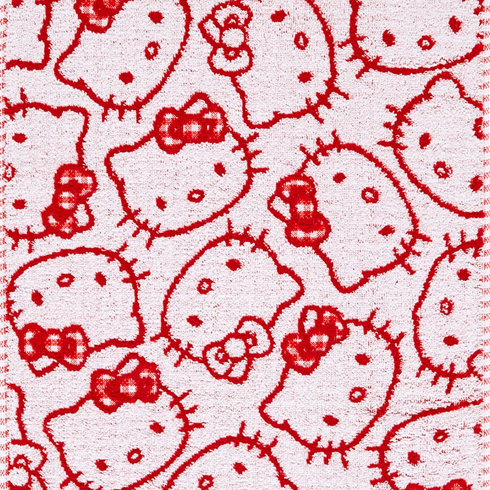 SANRIO Hello Kitty Antimicrobial Face Towel Silver