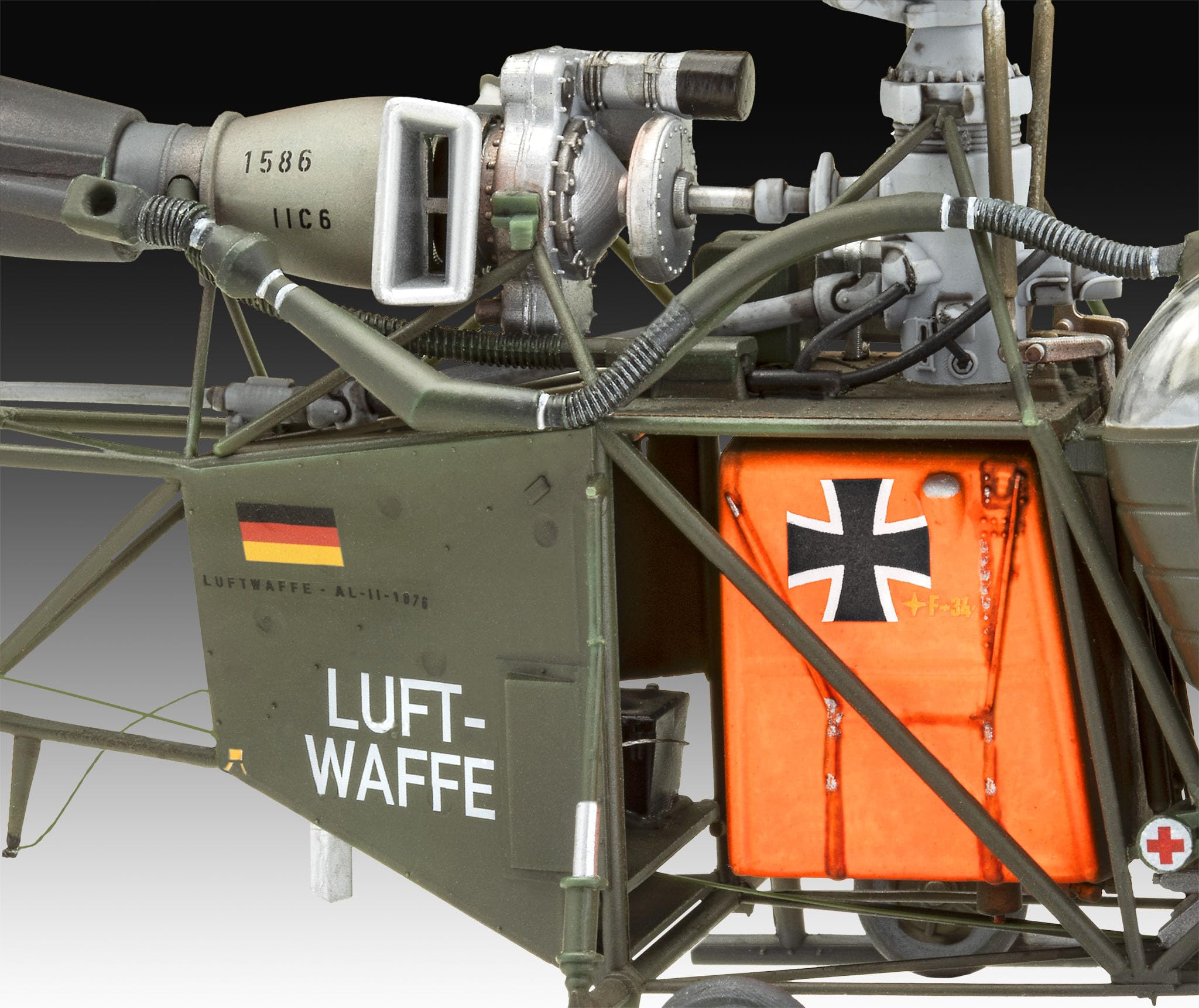 Revell 1/32 German Alouette II Model Kit