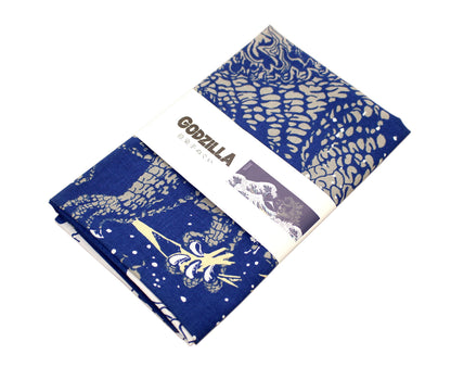 Fokato Fukagawa Tenugui Navy Cotton 100% Japanese Hand Towel