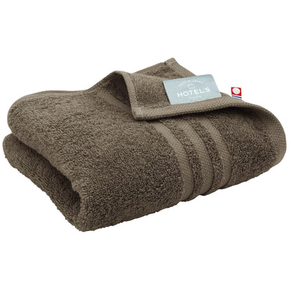 hiorie Japanese Face Towel in Mocha Brown Made in Japan