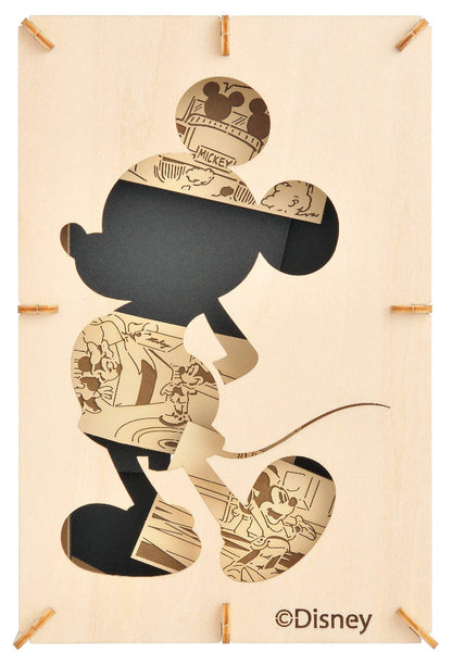 ENSKY Mickey Mouse Paper Theater Wood Style Collectible Model Kit
