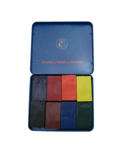STOCKMAR Beeswax Block Crayons 8 Color Set for Creative Art