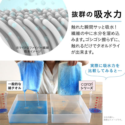 CB JAPAN Face Towel Set Microfiber 30x80cm Quick Drying 3 Pieces