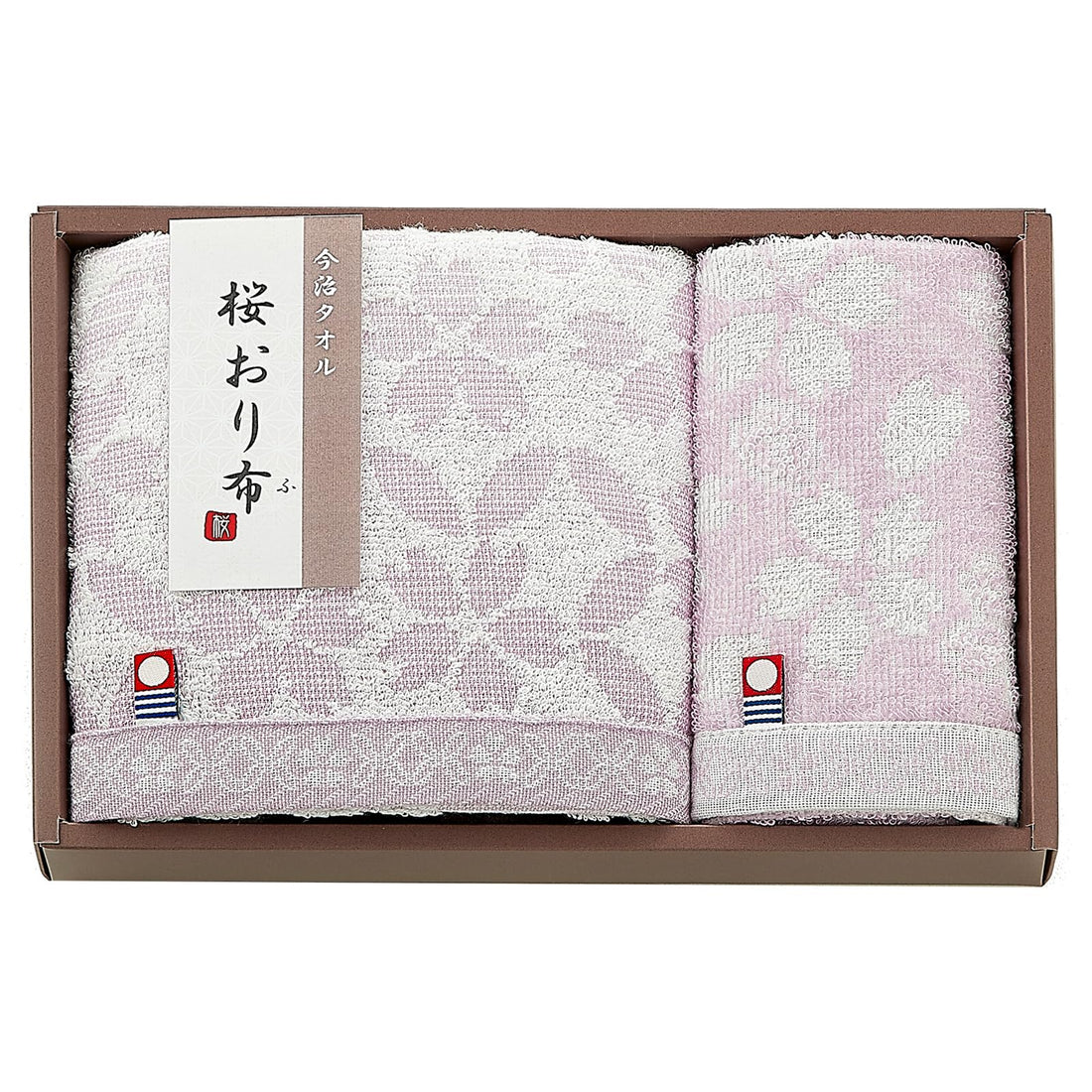 Towel Palette Imabari Towel Gift Set with Cherry Blossom Design
