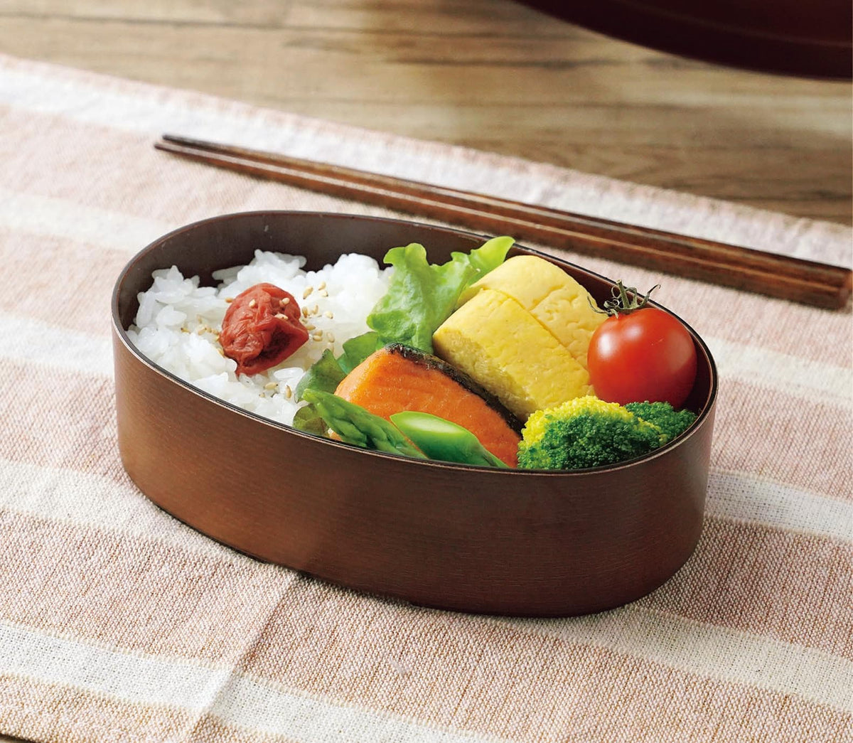 Kakusee Bento Box 500ml with Rubber Band and Inner Lid
