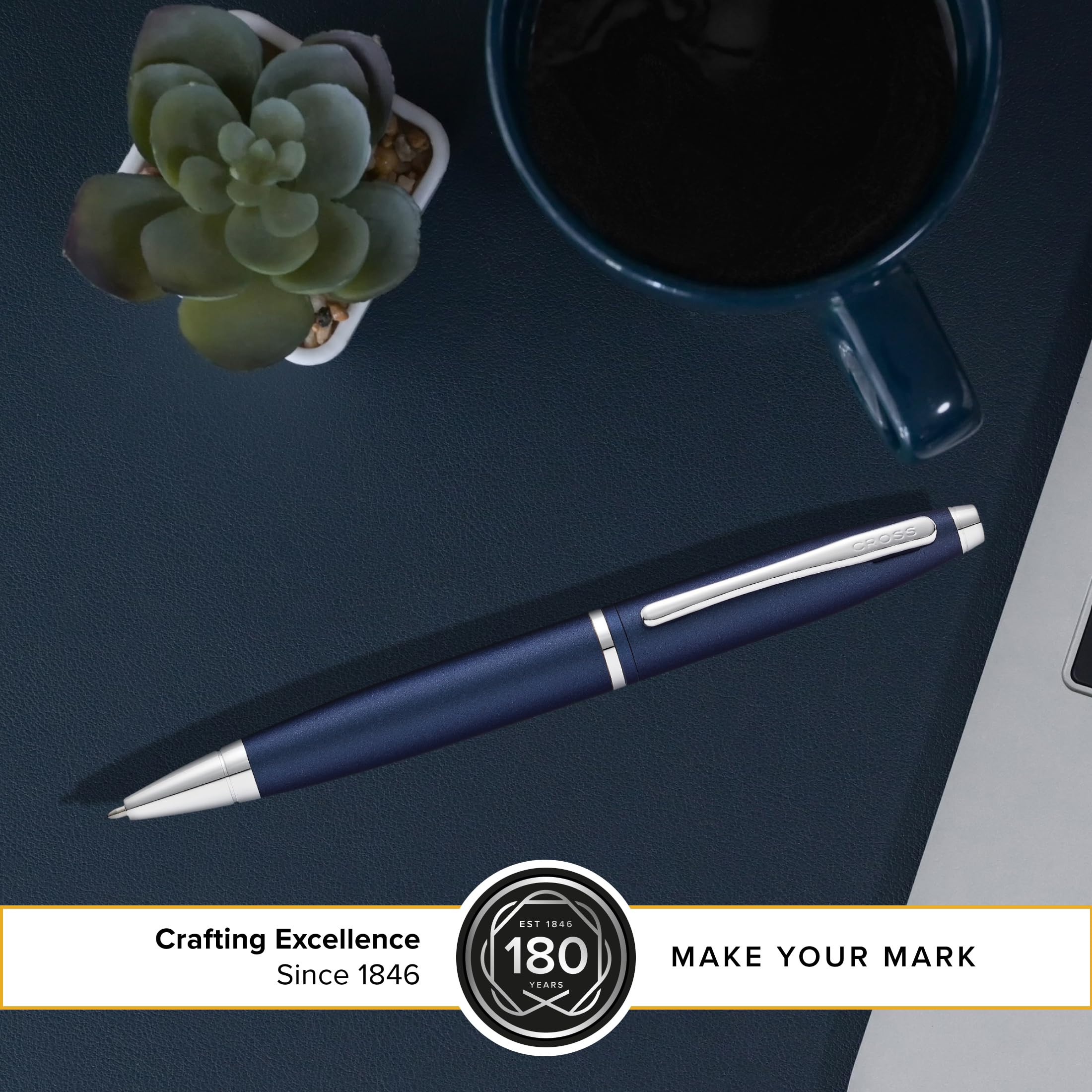 Cross Ballpoint Pen Midnight Blue Smooth Writing Experience