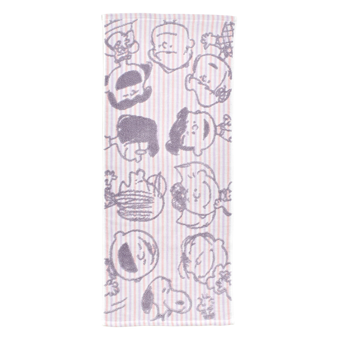 Nishikawa Snoopy Face Towel 34X80cm Soft Cotton 100% Washable Pink