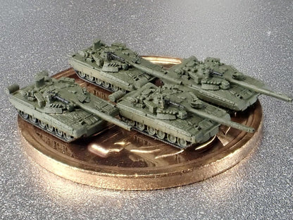 Fire Starter 1/700 Scale Model Kit of Russian T-80U/UK Tank