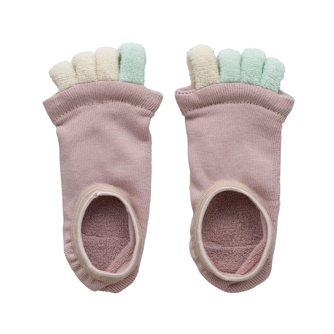 CB JAPAN Toe Separator Ankle Type in Smoke Pink for Comfort