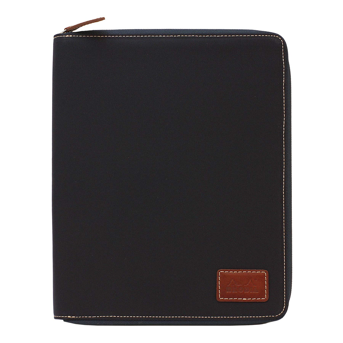 RHODIA Round Zip Case Navy with Notepad
