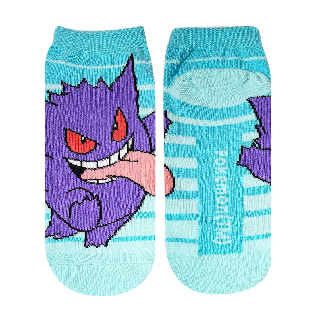 Small Planet Pokemon Character Socks Gengar Striped Design