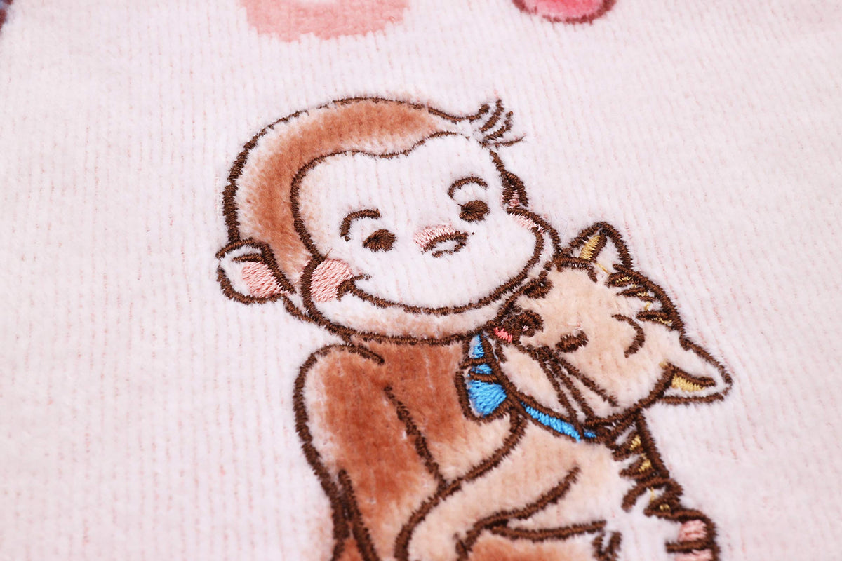 Marushin Face Towel featuring Curious George Soft Cotton for Daily Use