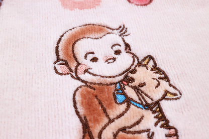 Marushin Face Towel featuring Curious George Soft Cotton for Daily Use