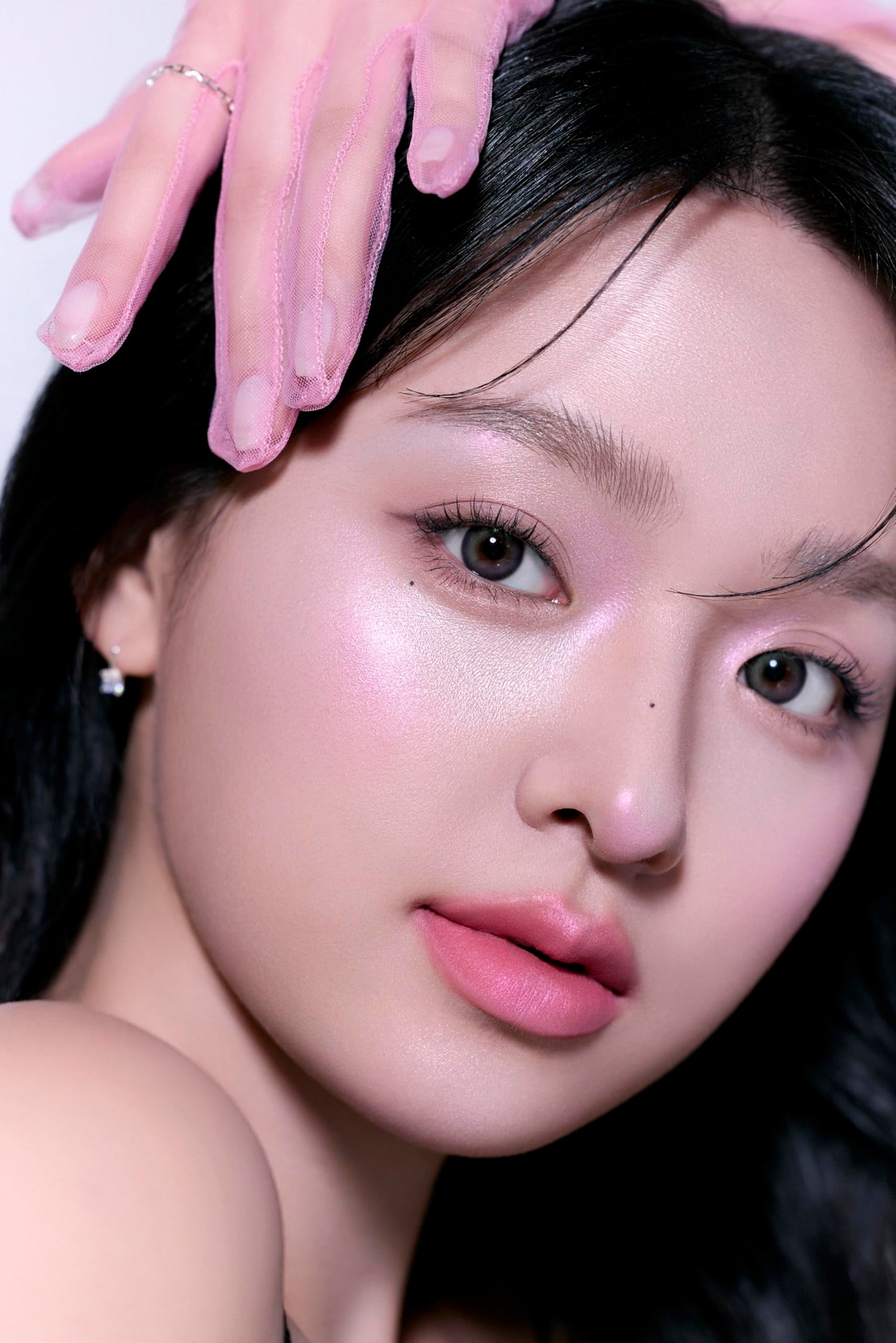 mude Highlight Face Filler Highlighter PO01 Disco Powder Glow