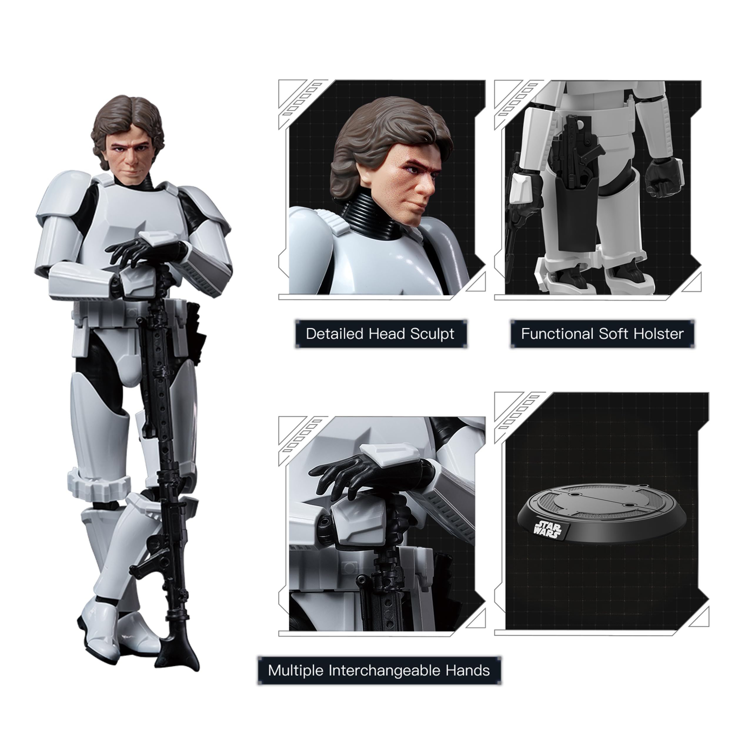 BLOKEES Star Wars Han Solo Stormtrooper Model Kit Assembly