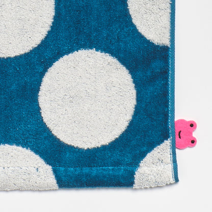 Nishikawa Face Towel with Washable Fabric 34X75cm Navy