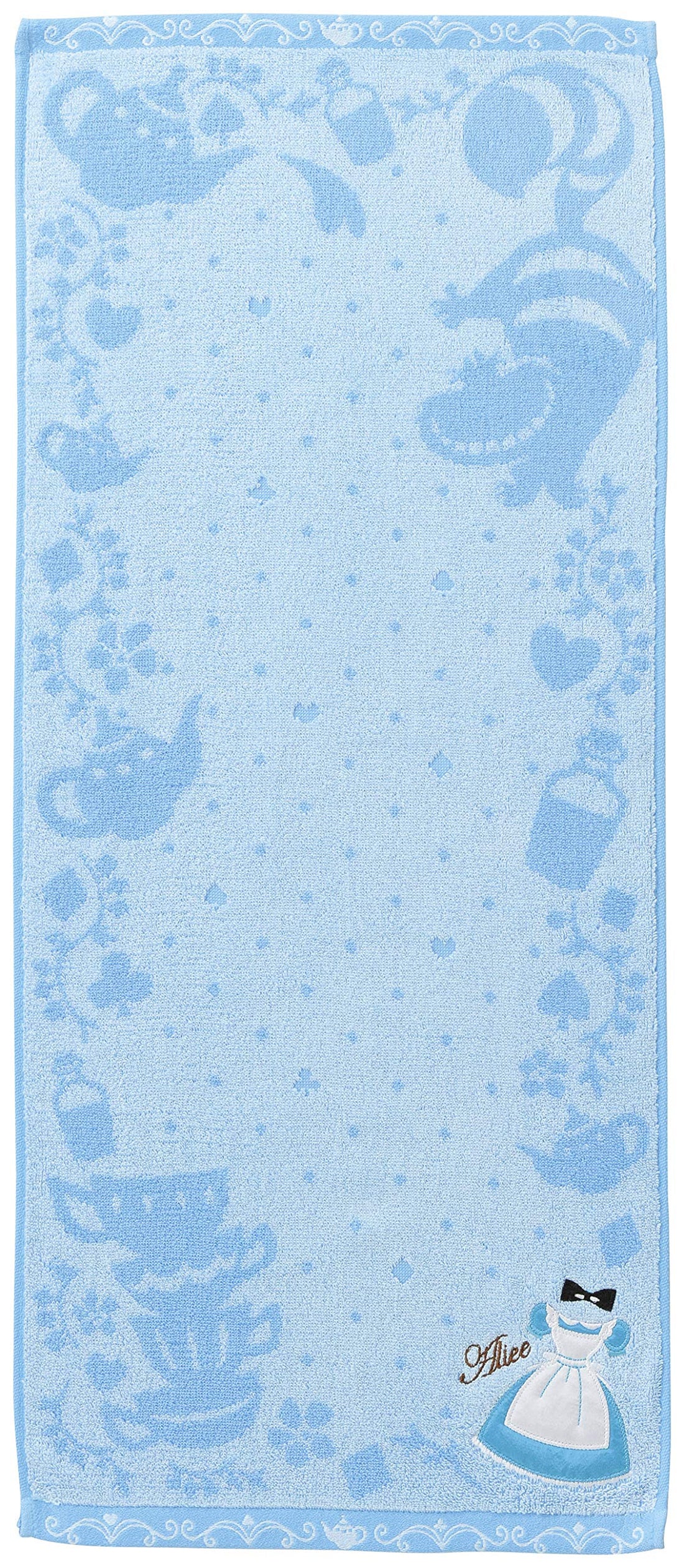 Marushin Disney Alice in Wonderland Face Towel 34x80cm with Embroidery