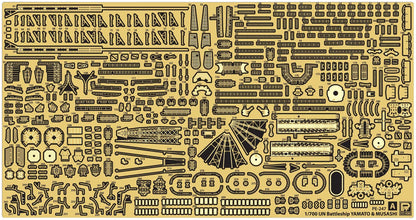 PIT-ROAD Battleship Yamato Upgrade Parts Set for 1/700 Model Kits
