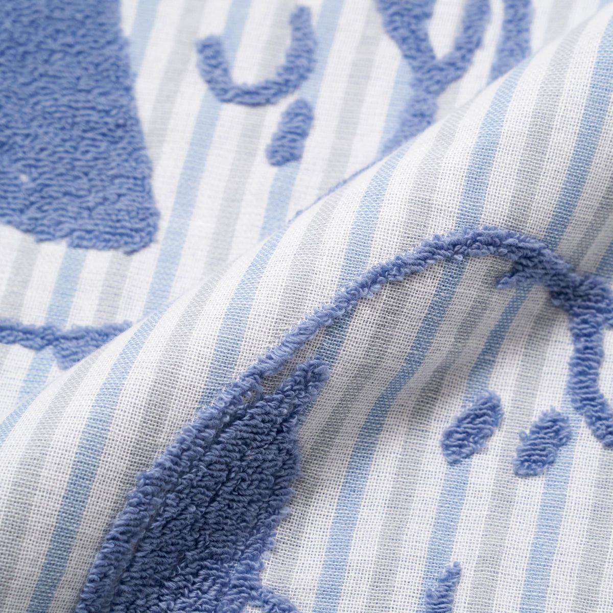 Nishikawa Snoopy Face Towel 34X80cm Soft Cotton Gauze Blue