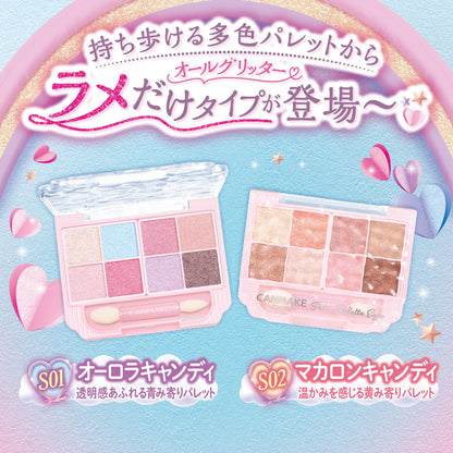 CANMAKE Petit Palette Eyes Sparkling Type S02 Macaron Candy Eyeshadow