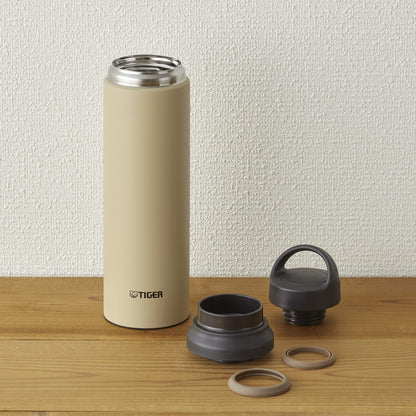 TIGER Lightweight Stainless Steel Water Bottle 800ml with Handle