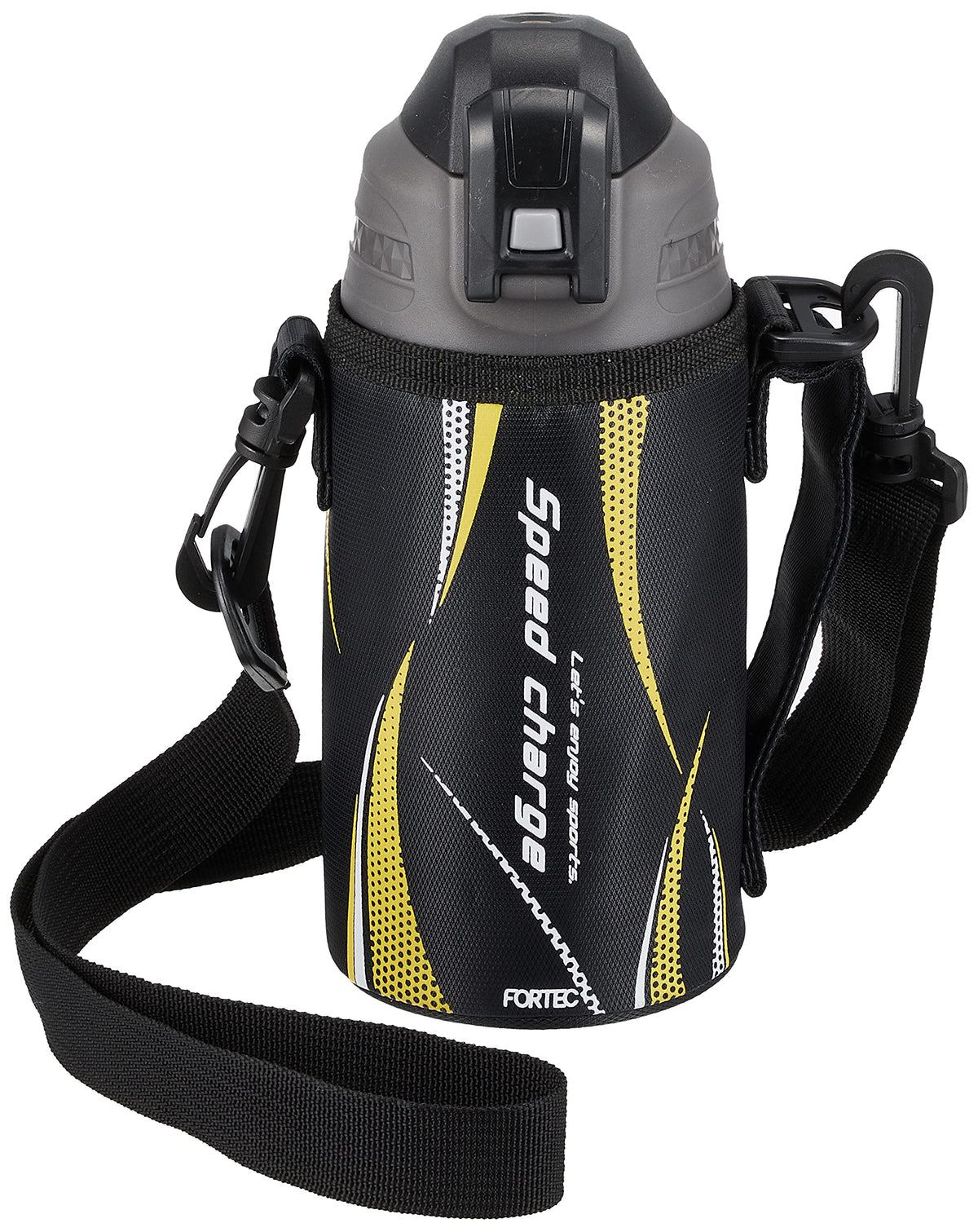Wahei Freiz Stainless Steel Water Bottle 600ml Vacuum Insulated Black