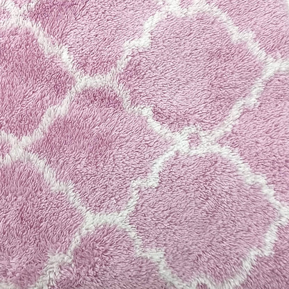 Hayashi Face Towel Set of 2 Soft Moroccan Microfiber 34x80cm Purple