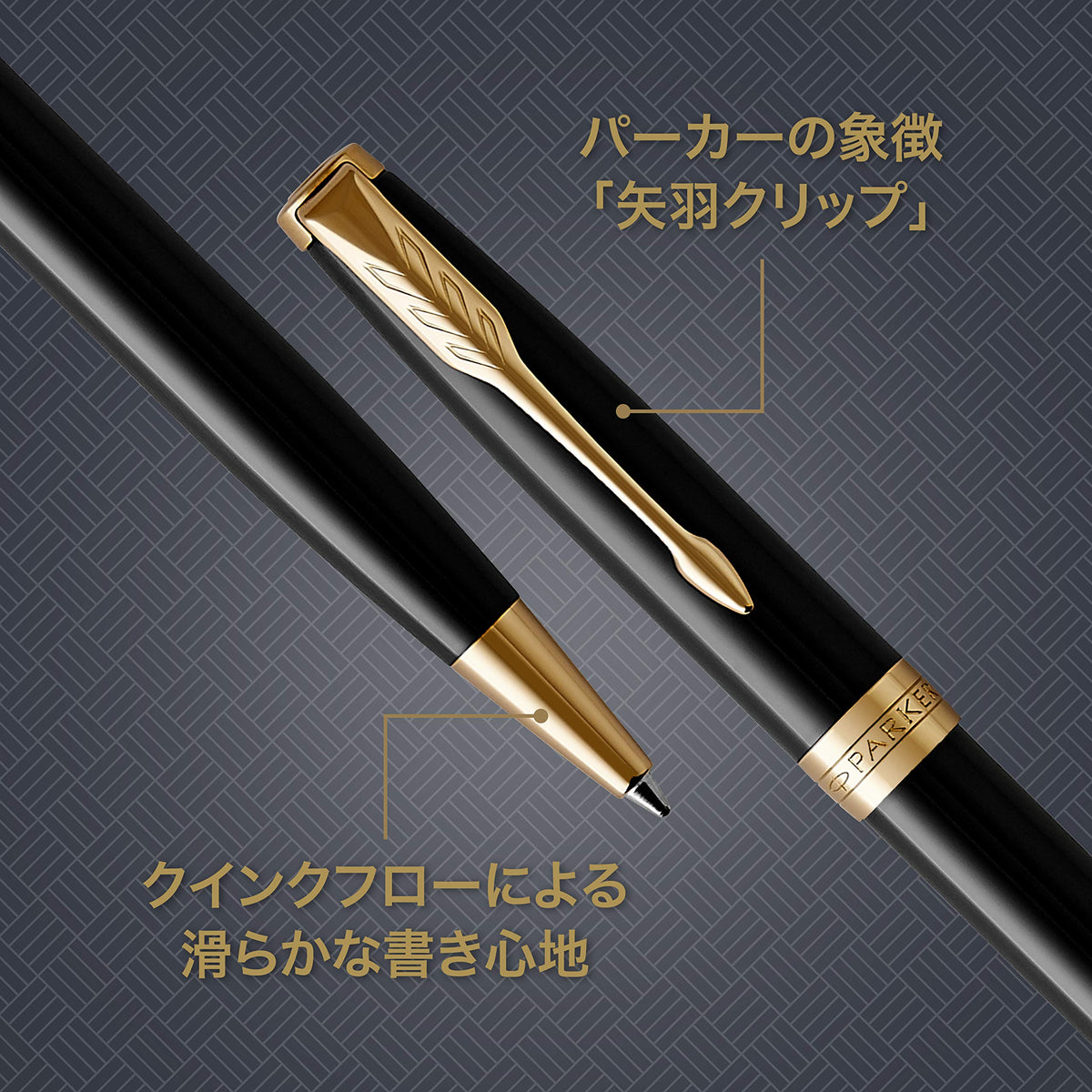 PARKER Sonnet Lacquer Black GT Ballpoint Pen