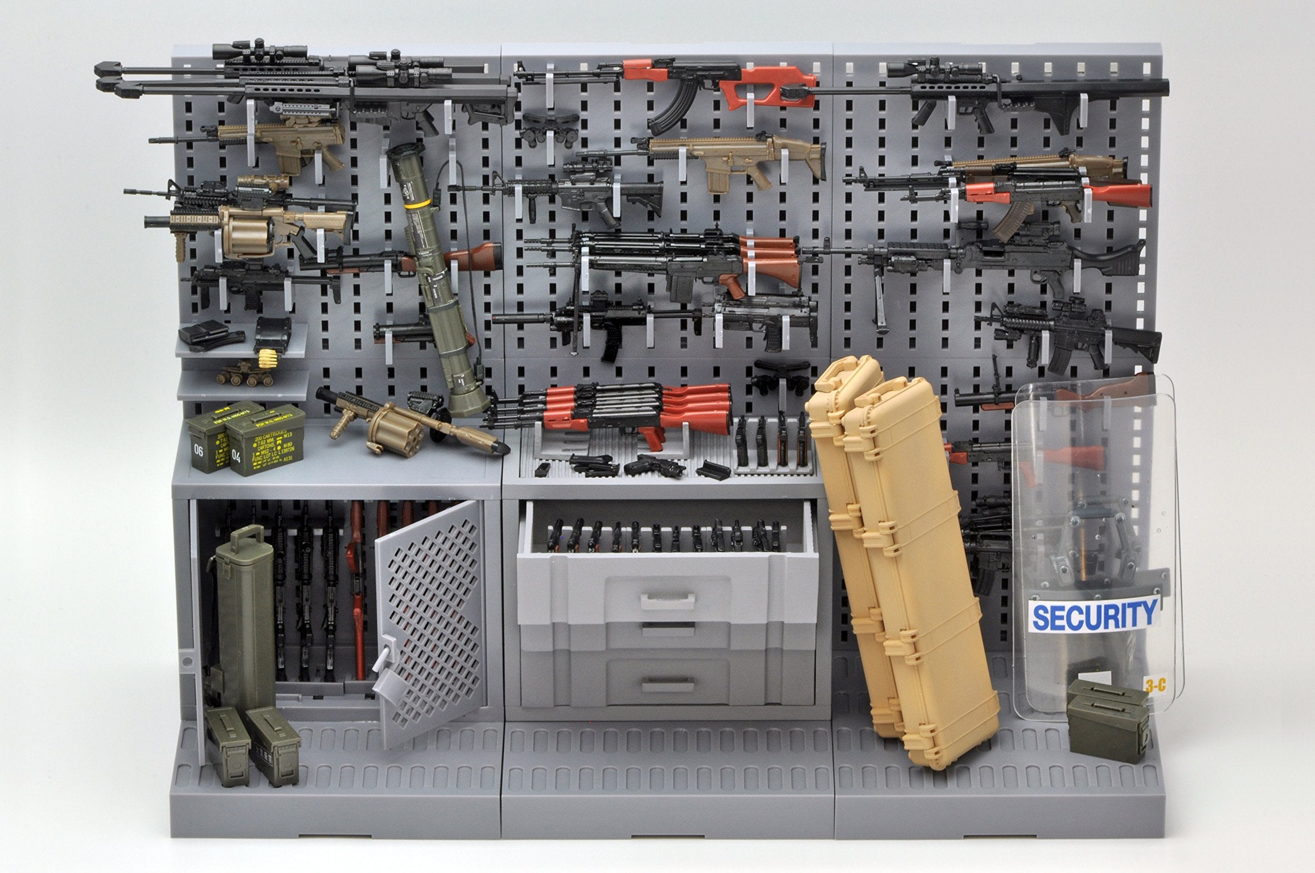 TOMYTEC Little Armory LD008 Gun Rack C Scale Model Kit